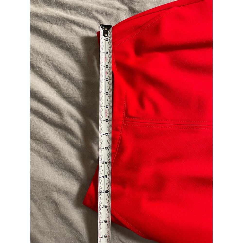 LOFT red A-line fit & Flare Skirt sz 2P - Picture 7 of 9